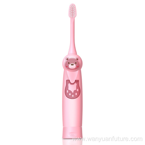 WATERPROOF SOFT BRISTLE KIDS SONIC ELECTRIC TOOTHBRUSH